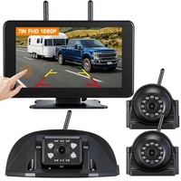 Système de caméra de recul sans fil pour camping-car, Plug & Play, Furrion, écran tactile HD 7 pouces 1080P, 3 caméras arrière/latérales, lignes de stationnement DIY, enregistrement DVR