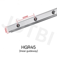 Rail de guidage linéaire en acier de haute précision HGR45 CNC, moteur à roulement, engrenage, équipement automatisé