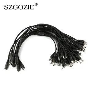 Splitter 5.5*2.1mm 12v Cable Dc Splitter For Cctv 1 Female To 4 Male Dc Splitter Cable Extension 5521mm DC Male Female With Power Cable