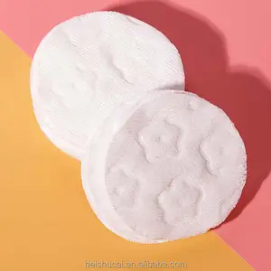 Tampons de coton pur cosmétiques pour le visage jetables organiques de qualité supérieure