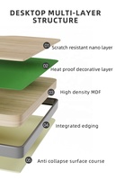 Ensemble de table et de chaises d'école secondaire de haute qualité Table d'apprentissage de lecture Table et chaise ergonomiques