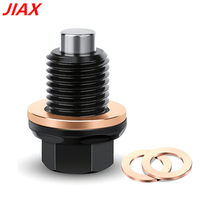 Universal Magnetic Oil Pan Drain Plug Screw M Series High Strength Aluminum Alloy Engine Oil Sump Plug For <b>Car</b> Repair Upgrade - Product Image 1