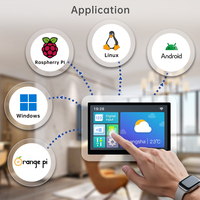 Módulo de Pantalla LCD TFT IPS DWIN de 10.1 Pulgadas, 1024*600, Interfaz HD, Pantalla Táctil Capacitiva para Raspberry Pi