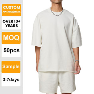 T-shirt personnalisé vierge en coton 100% Vantage, dégradé, épaules tombantes, poids lourd, vente en gros, impression, broderie pour hommes - Product Image 1