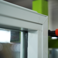 Fenêtres PVC sur mesure, design nord-américain, double vitrage, fenêtre à battant en PVC