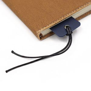 Vintage Style PU Leather <b>Bookmark</b> Reusable Book Clip Page Marker Practical Page Divider for Writers & Bookworms - Product Image 4