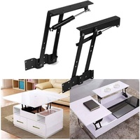 WELLTOP Promotion Mecanismes de table relevable à gaz pour table basse, table à manger peu encombrante, table pliante et extensible