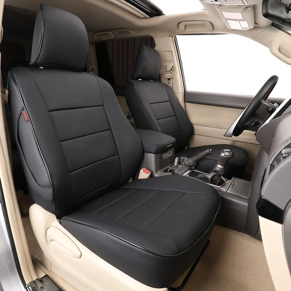 EKR precio al por mayor de cuero impermeable personalizado 2011-2021 Toyota Prado fundas de asiento de repuesto SUV fundas de asiento