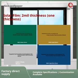 <span class=keywords><strong>Film</strong></span> auto-adhésif moderne pour vitres, occultant et isolant thermiquement, pour balcon et fenêtre, protection anti-regard indiscret et solaire, en PET - Product Image 2