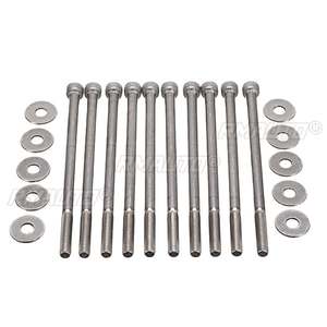 Kit de boulons de collecteur d'admission de voiture en acier inoxydable pour moteurs Chevrolet V8 GEN III IV LSX LS1 LS2 LS3 LS6 LS7 - Product Image 2