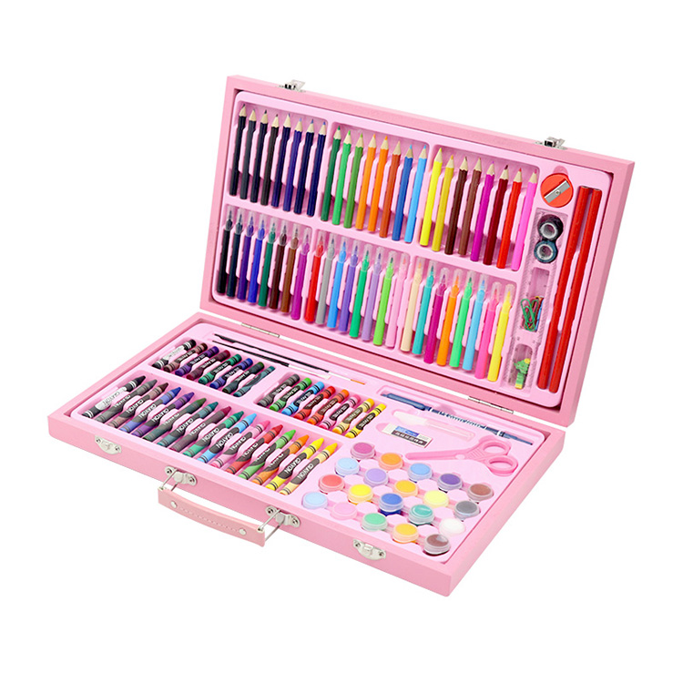 Заводское производство, различные детские безопасные переносные наборы для рисования для детей с цветным карандашом