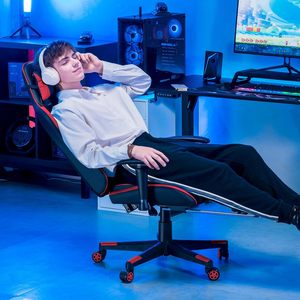 Chaise de course pour joueur PC style basique personnalisable vente en gros siège de jeu d'ordinateur en cuir inclinable à bas prix pour le bureau - Product Image 6