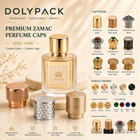Capsules de parfum en zamac 3D haut de gamme OEM/ODM - Design personnalisé en relief pour la visibilité de la marque