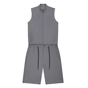 Gingtto เสื้อกั๊กสูท2ชิ้นสำหรับผู้ชาย, ชุดวอร์มเทคโนโลยี - Product Image 4