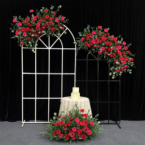 Elegante Tappeto di Fiori Artificiali in Seta con Paillettes per Eventi di Gala, Celebrazioni <span class=keywords><strong>VIP</strong></span>, Festa della Mamma, Natale - Ecologico - Product Image 2