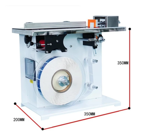 Simple Type <b>Small</b> Semi-Automatic Upper and Lower <b>Corner</b> Food and Beverage Carton Labeling Machine PLC - Product Image 6