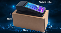 Terminal de paiement mobile POS de 7 pouces, imprimante thermique portable Android POS, 16 Go de RAM, 2 Go de SSD, NFC, Bluetooth, USB, Wi-Fi