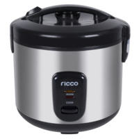 Autocuiseur Électrique Automatique en Acier Inoxydable 1,2 L avec Cuve Antiadhésive, Tasse à Mesurer et Spatule – Appareil Électroménager
