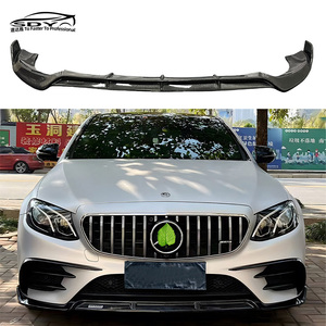 W213 Classe E Haute Qualité Fibre de Carbone Style BS Lèvre Avant Lèvre Pare-chocs Avant Pour <span class=keywords><strong>Mercedes</strong></span> Benz Classe E E260 <span class=keywords><strong>E320</strong></span> E400 - Product Image 2