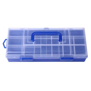 Grande boîte de rangement portable et étanche <span class=keywords><strong>pour</strong></span> <span class=keywords><strong>leurres</strong></span> de pêche, idéale <span class=keywords><strong>pour</strong></span> la pêche en mer et en lac, accessoires multifonctionnels en plastique - Product Image 6