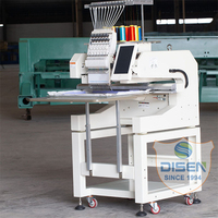 Nouvelle machine à broder informatisée à tête unique à grande vitesse 400*600 mm, 12/15 aiguilles, écran tactile 10 pouces, garantie de 3 ans pour les t-shirts