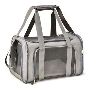 Sac de transport pour animaux de compagnie approuvé par les compagnies aériennes, 3 tailles, ouverture multi-latérale, maille respirante, sac de voyage pour chat et chien avec tapis lavable à 3 couches - Product Image 1