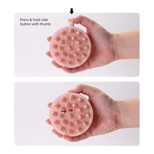 Cepillo de Silicona para el Cuero Cabelludo con Logotipo Personalizado, Dispensador de Champú, Masajeador de Cabeza y Cuero Cabelludo, Ayuda a Espumar, Peine de Masaje para Exfoliar - Product Image 4