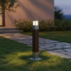 Nuova Lampada da Giardino <span class=keywords><strong>a</strong></span> LED Solare in Alluminio IP65 Impermeabile con Sensore di Luce - Product Image 1