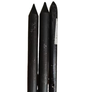 <span class=keywords><strong>Estacas</strong></span> <span class=keywords><strong>de</strong></span> acero redondas duraderas para clavos, negro <span class=keywords><strong>de</strong></span> carbón galvanizado pintado para encofrado - Product Image 1
