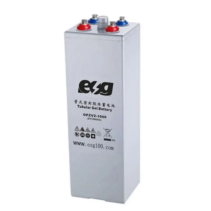 Batteria solare al piombo ESG a lunga durata Vrla 2V 1000Ah 1500ah 2000AH 3000AH Gel