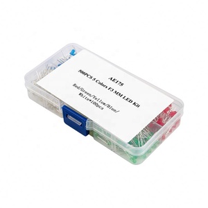 Kit de diodos surtidos de 500 piezas de luces LED de 5 mm, blanco, amarillo, rojo, azul y verde - Product Image 4