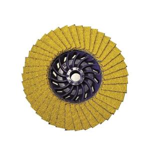 Disque à lamelles en céramique jaune Ttake 115x22 mm, support en fibre de verre, meule abrasive pour le polissage des métaux - Product Image 1
