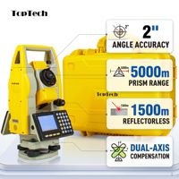 Estación Total Láser Toptech TKS-R15, Precisión de 2'', Alcance sin Reflector de 1500m, IP65, Aumento de 30x, Instrumento de Topografía
