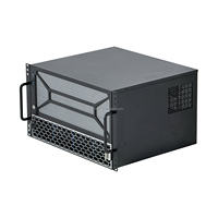 Boîtier de serveur de stockage en acier 6U à montage en rack, 12 baies, avec planche arrière SAS SATA remplaçable à chaud, compatible E-ATX, prise en charge optimisée des doubles alimentations