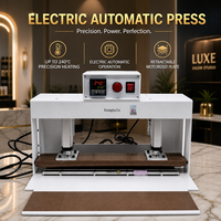 Presse à chaleur électrique à télécommande haute précision pour la fabrication de bandes de colle pour extensions de cheveux en PU, machine à fusion de kératine