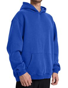 Sweat à capuche en coton épais de qualité supérieure pour hommes et femmes, grande taille, unisexe, confortable et élégant, directement de l'usine - Product Image 4