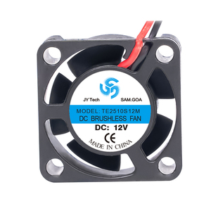 Dc2510 12V im lặng Duct trục quạt làm mát không thấm nước 20-120 mét phạm vi OEM ODM bóng mang điện với lưỡi nhựa - Product Image 2