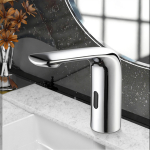 HY-733D อ่างน้ำอัตโนมัติทองเหลืองหลุมเดียวในห้องน้ำที่ทันสมัยก๊อกน้ำแบบไม่ต้องสัมผัสพร้อมเซนเซอร์ติดตั้งบนดาดฟ้า - Product Image 6