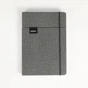 Moleskine con copertina completa personalizzata più economica in similpelle classica per fare lista diario Notebook 2024 griglia a punti con tasca