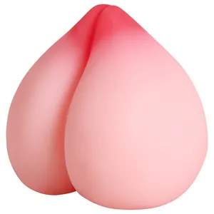 Yeni tasarım sulu şeftali sıkıştırmak havalandırma mastürbasyon seks oyuncakları erkekler için Masturbator sıcak satış TPE şeftali kedi vajina yetişkin oyuncaklar