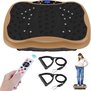 Plataforma <span class=keywords><strong>Vibratoria</strong></span> Vertical Eléctrica para Uso Doméstico, Máquina de Ejercicios para Pérdida de Grasa Abdominal - Product Image 4