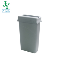 Classification du papier Poubelle de bureau idéale pour la collection latérale du bureau Poubelle à cendres de parc carrée avec couvercle Poubelle en plastique Slim Jim