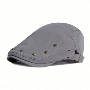 Gorras de Hombre al por Mayor: Elegantes, Premium, de Color Liso, Estilo Ivy, Gatsby y Newsboy, Personalizadas para Otoño Invierno con Tachuelas - Product Image 5