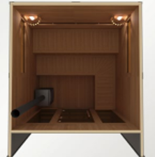 Sauna en bois moderne haut de gamme pour jardin extérieur, cabane de jardin pour villa de luxe, spa à domicile, relaxation avec chauffage électrique 220-240V - Product Image 3