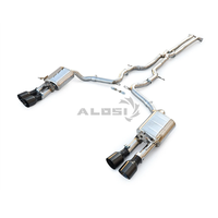 Sistema de Escape Valvetronic Catback para Porsche Panamera 971 2.9T 2017-2023, Silenciador de Rendimiento OEM SS304 con Cuatro Puntas Negras, Mejora de Rendimiento