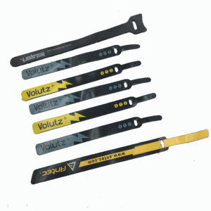 Correas de Sujeción de Cables Elásticas Ecológicas con Logotipo Personalizado, Ajustables, de Doble Cara con Gancho y Bucle, de Fábrica - Product Image 2