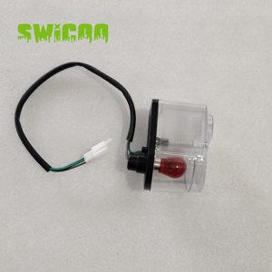 Feu arrière rétro Dax feu arrière transparent avec ampoule rouge pour Honda Dax <span class=keywords><strong>Skyteam</strong></span> - Product Image 2