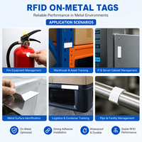Étiquette RFID UHF flexible personnalisée avec antenne à bobine en cuivre, étanche et résistante aux intempéries pour la gestion des tuyaux et des installations