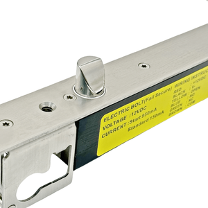 Serrure électrique sécurisée en acier inoxydable DC12v 24v avec boulon à demi-coupé pour système de contrôle d'accès RFID de <span class=keywords><strong>porte</strong></span> de Villa - Product Image 4