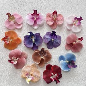 Cabezas de Orquídea Phalaenopsis, Rama Individual, Decoraciones Artificiales para Bodas, Hechas a Mano, Reutilizables, Accesorios para Exteriores, Decoración del Hogar - Product Image 2